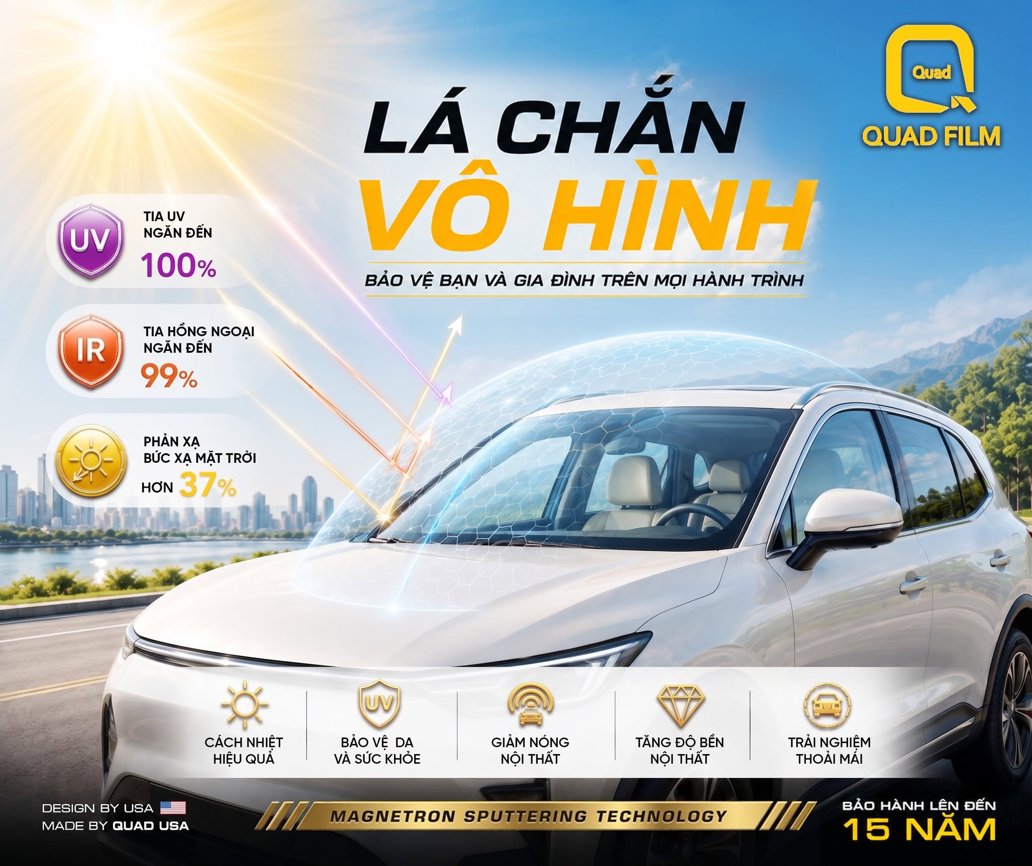 Phim cách nhiệt giá rẻ có tốt không? Góc nhìn thực tế khi chọn phim cách nhiệt ô tô