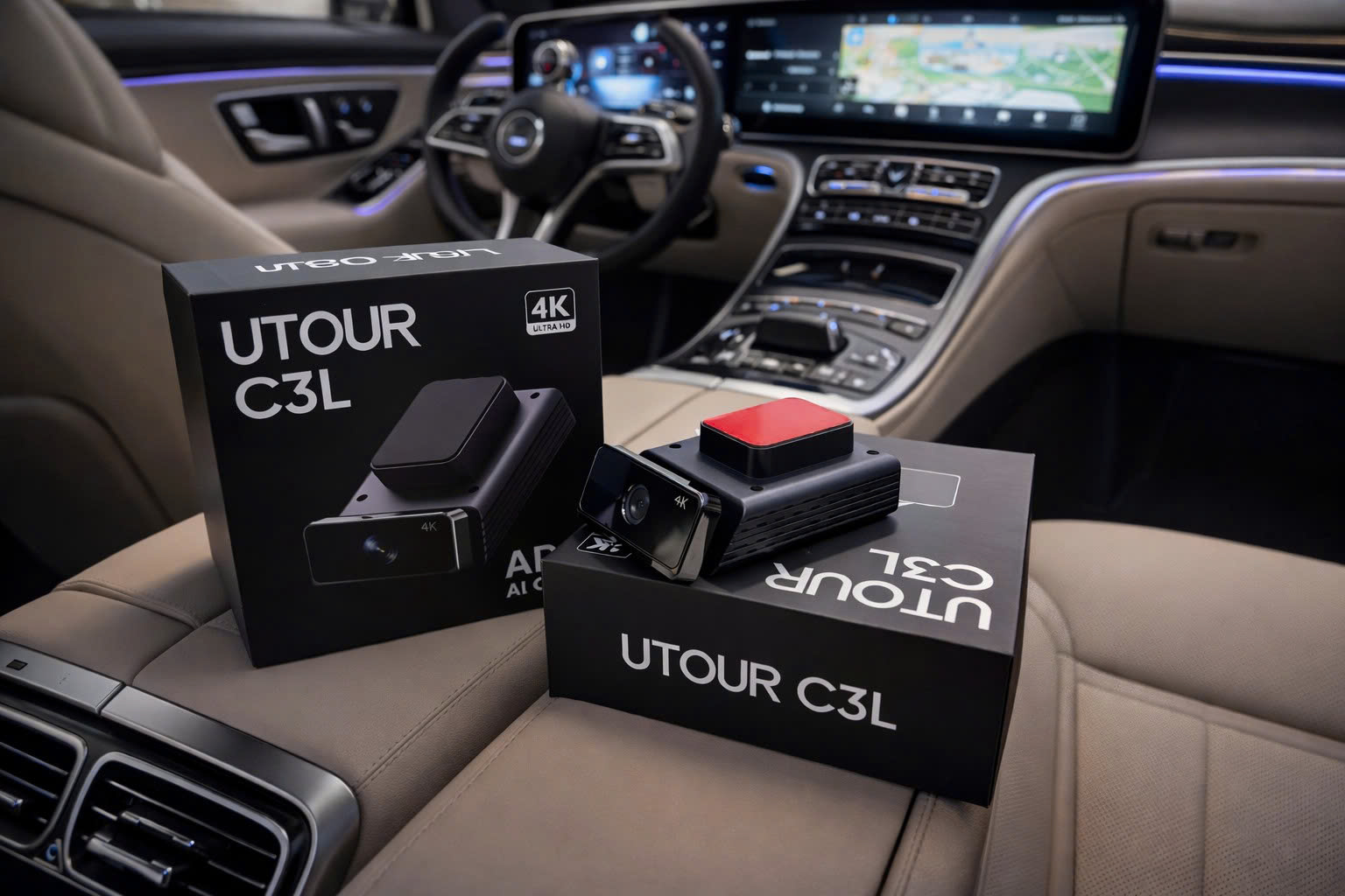 CAMERA HÀNH TRÌNH AI ADAS 4K UTOUR C3L