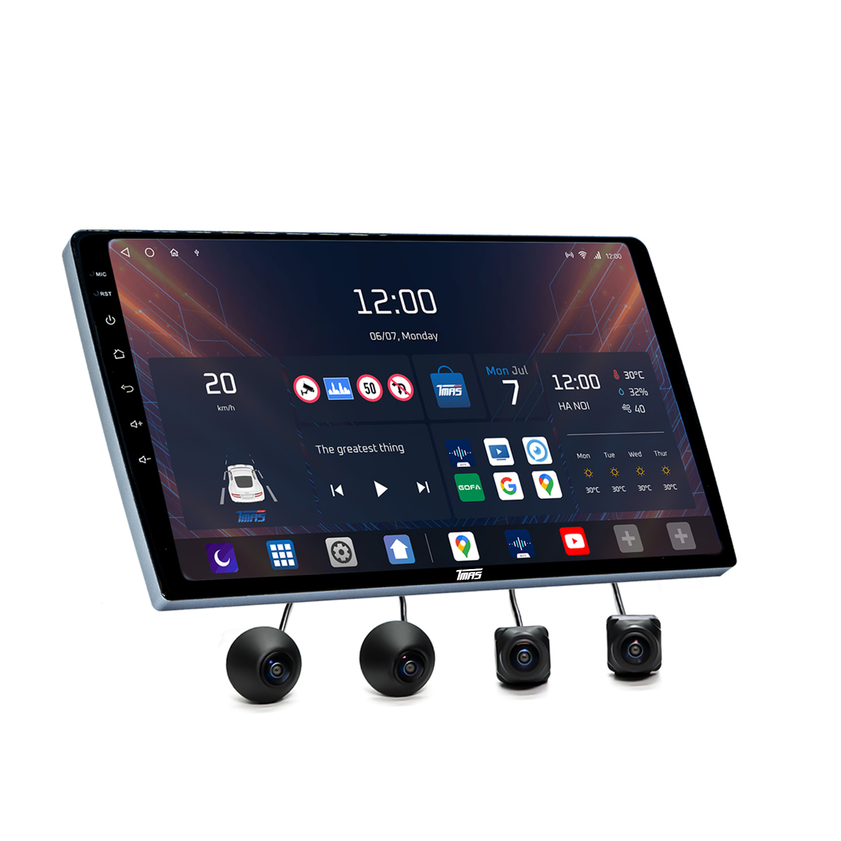 Màn hình liền camera 360 TMAS Safeview T600