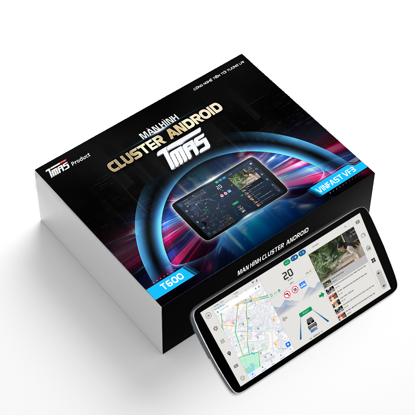 Màn hình Cluster Android TMAS T600 VF3