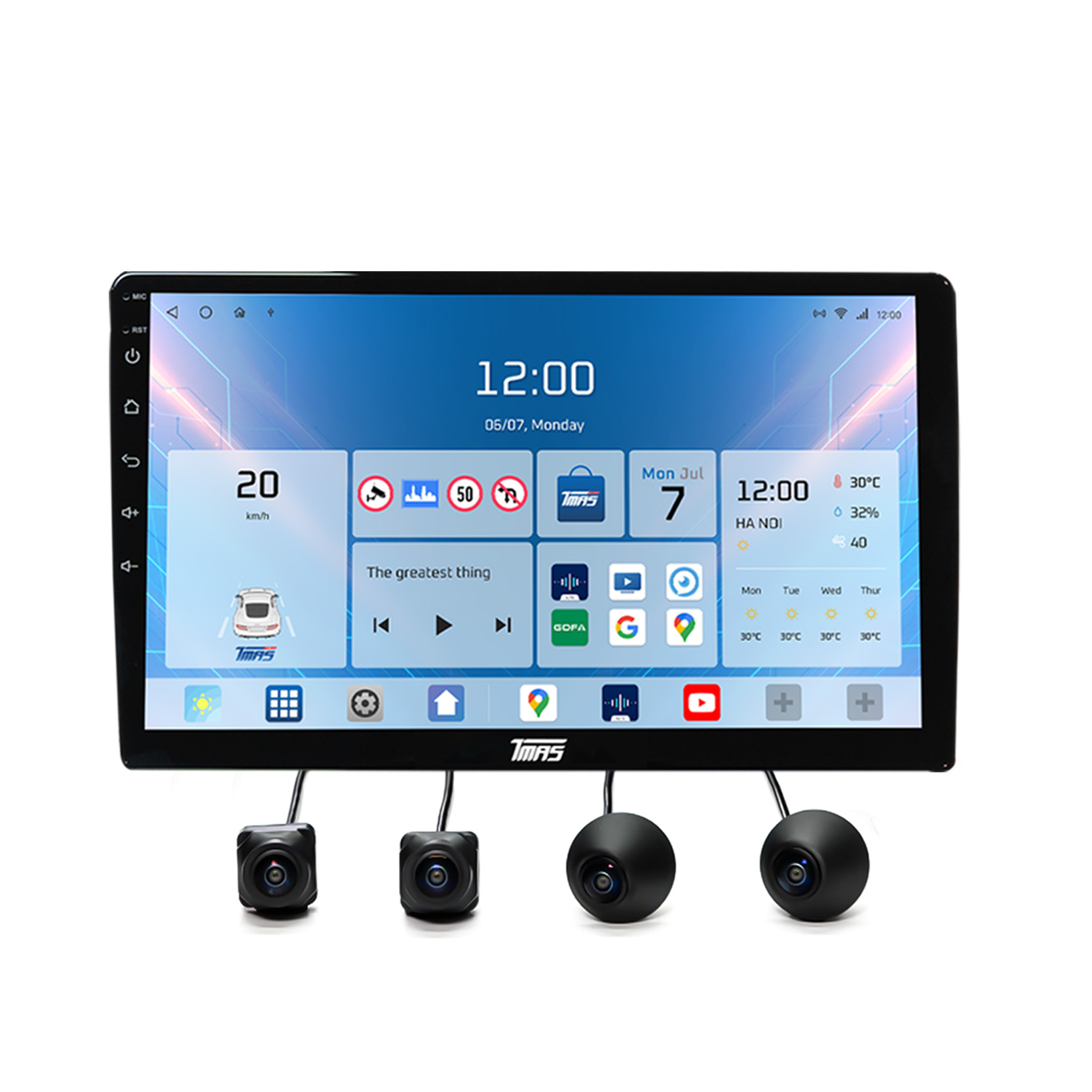 Màn hình liền camera 360 TMAS Safeview T600
