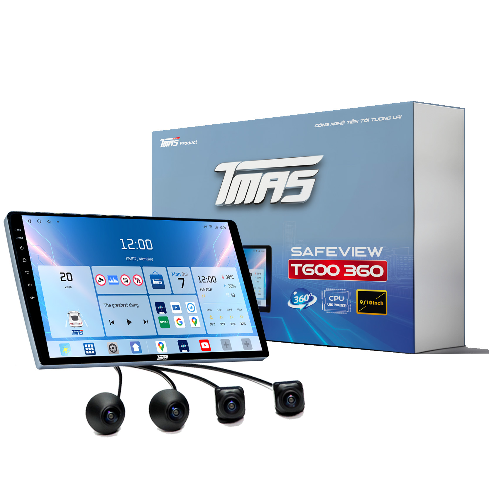 Màn hình liền camera 360 TMAS Safeview T600