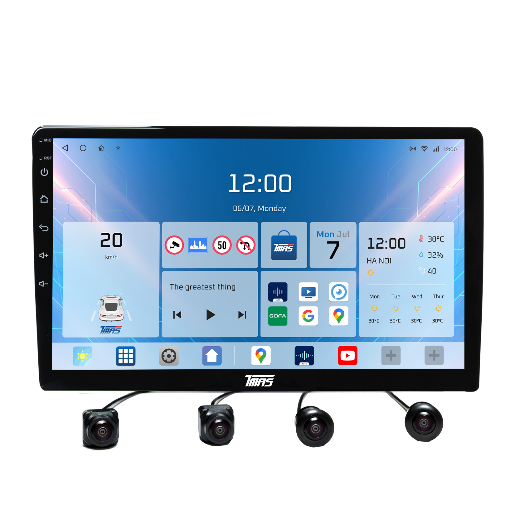 Màn hình liền camera 360 TMAS T500