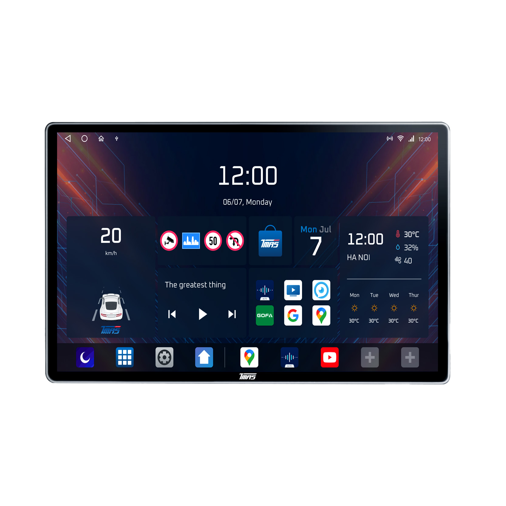 Màn hình Android TMAS Safeview T600 MAX