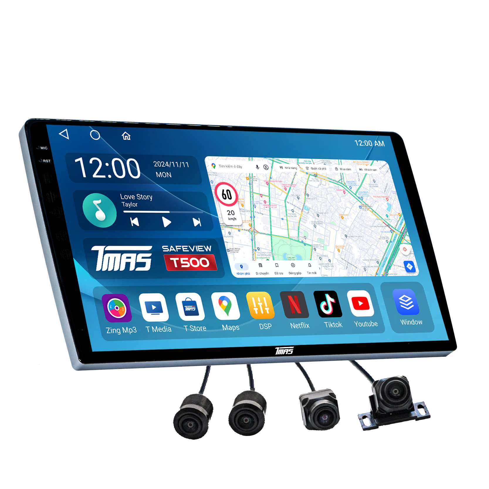Màn hình liền camera 360 TMAS T500 PRO 2K