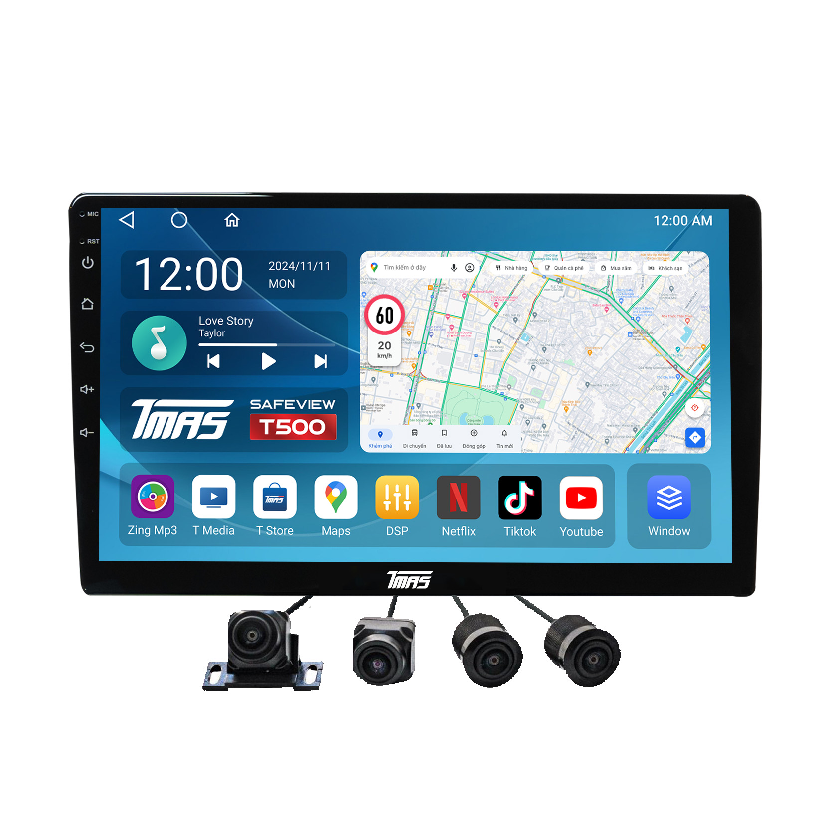 Màn hình liền camera 360 TMAS Safeview T500