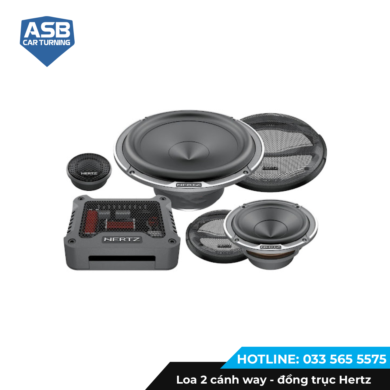 Loa hai cánh way đồng trục Hertz CK 165