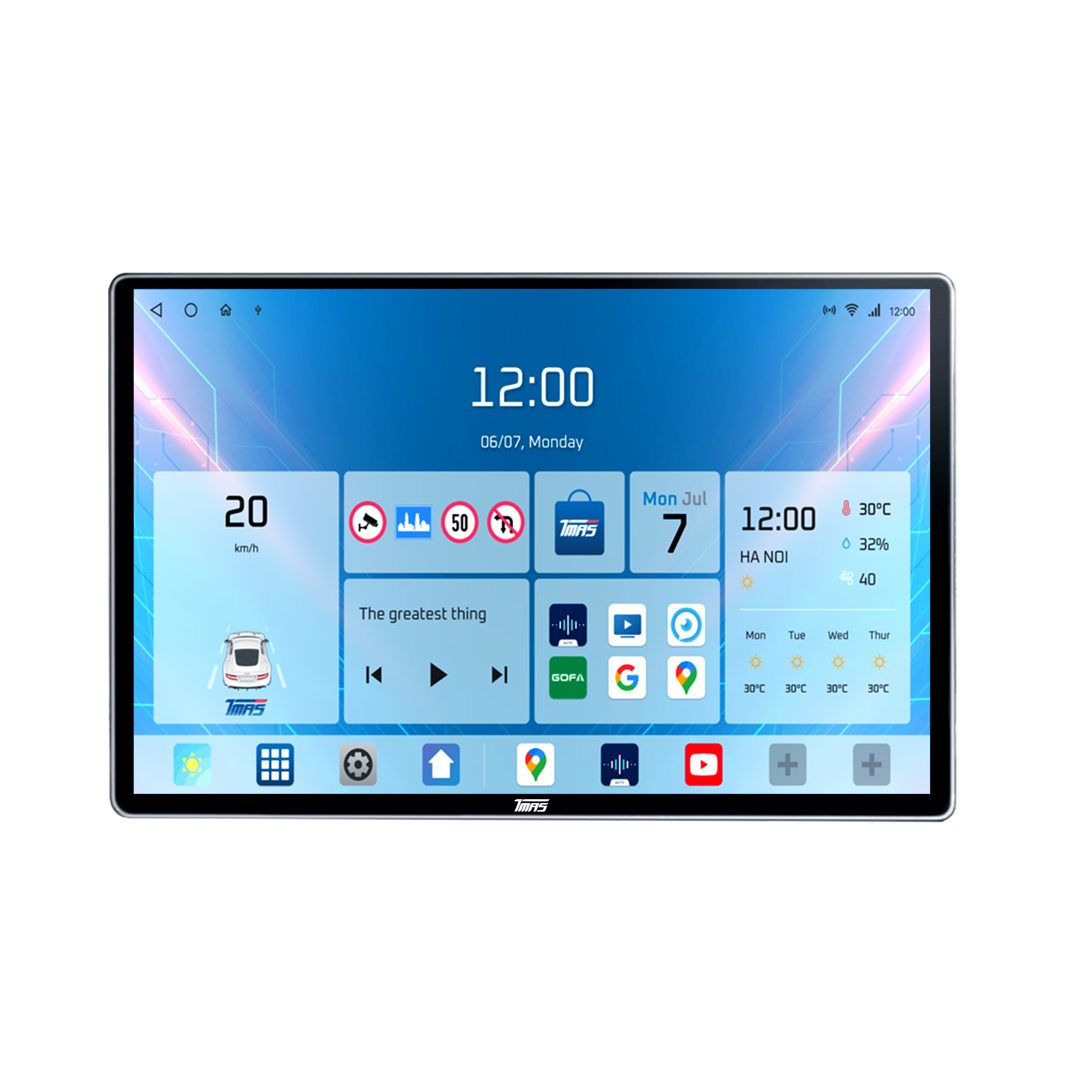 Màn hình Android TMAS Safeview T600 MAX