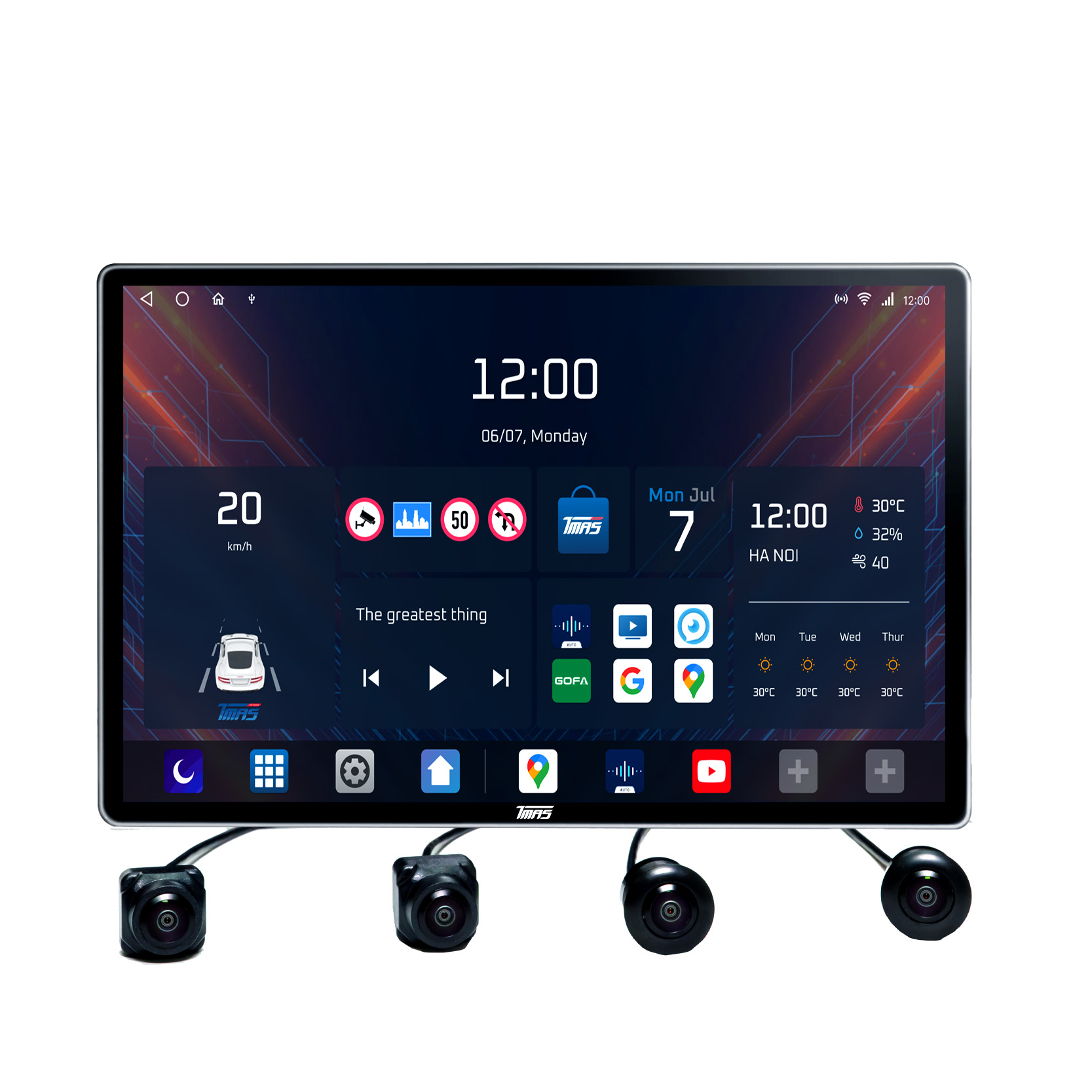 Màn hình liền camera 360 TMAS Safeview T600 MAX