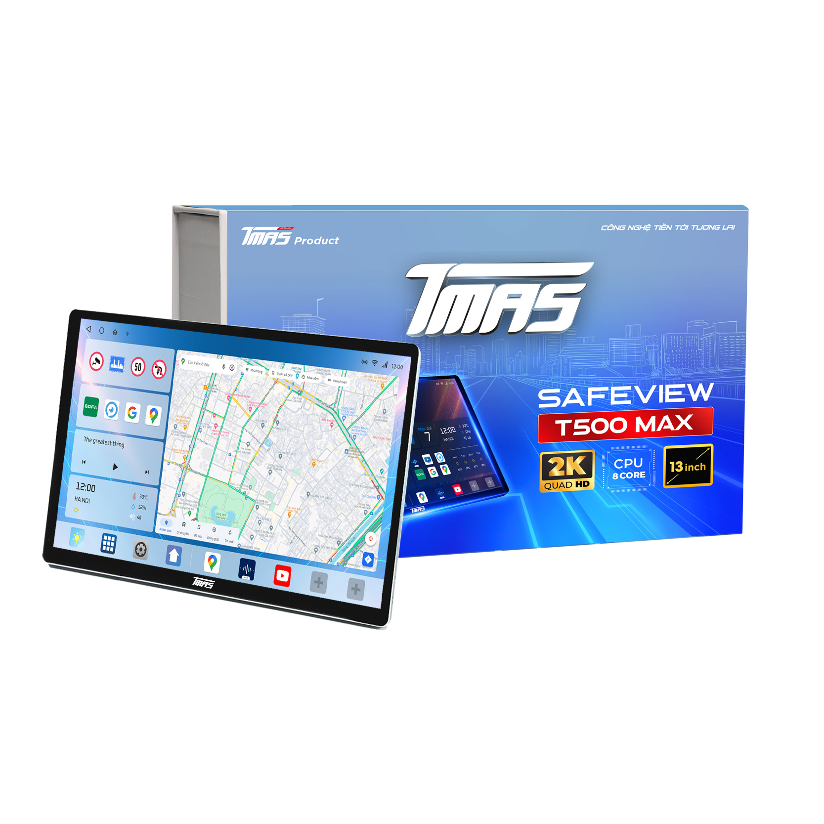 Màn hình Android TMAS T500 MAX - 13 inch