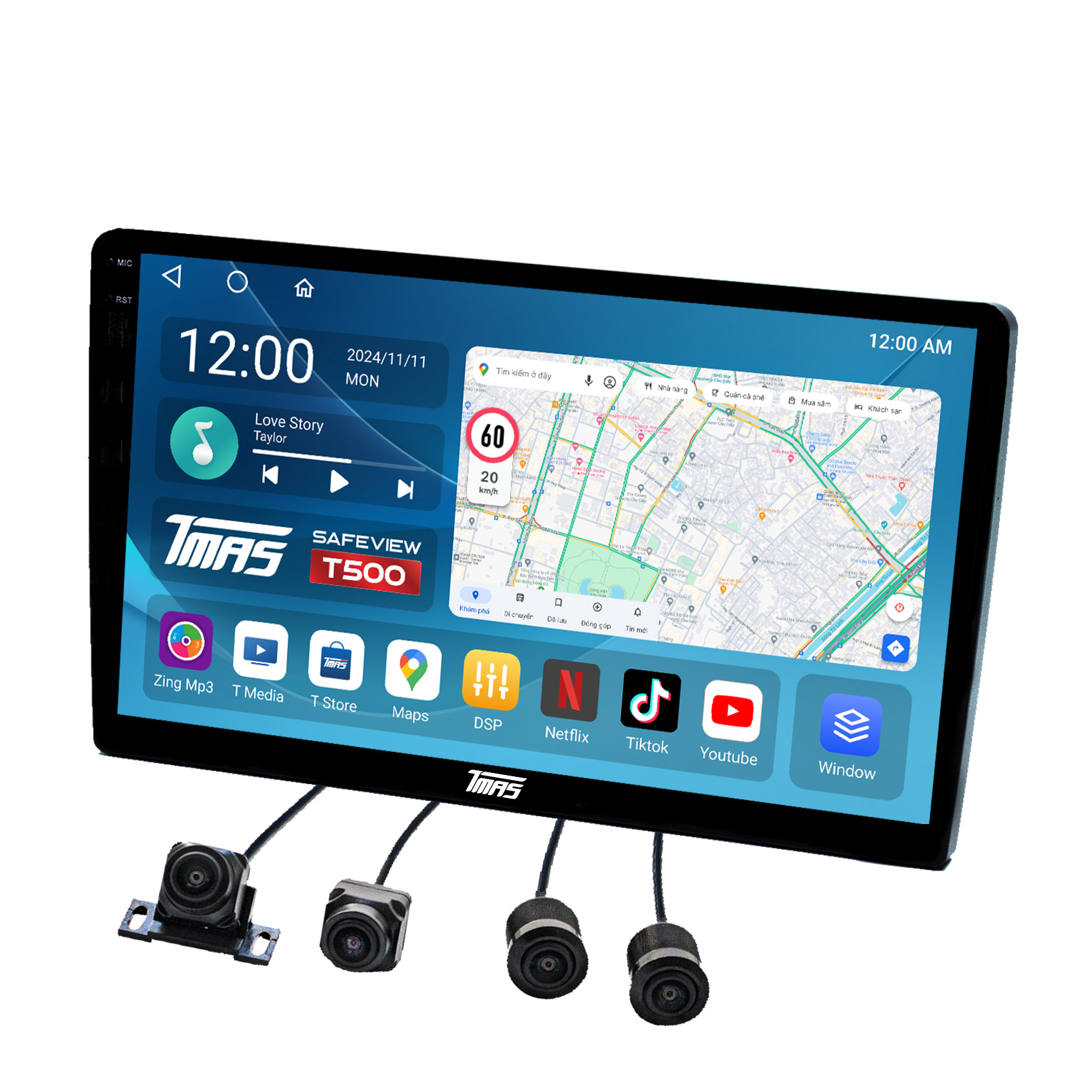Màn hình liền camera 360 TMAS T500 PRO 2K