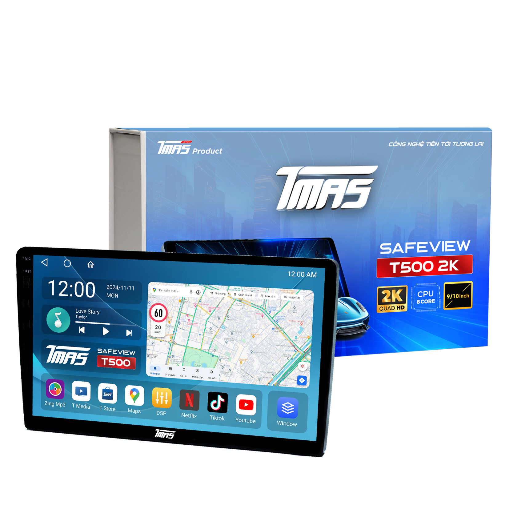 Màn hình Android TMAS T500 2K