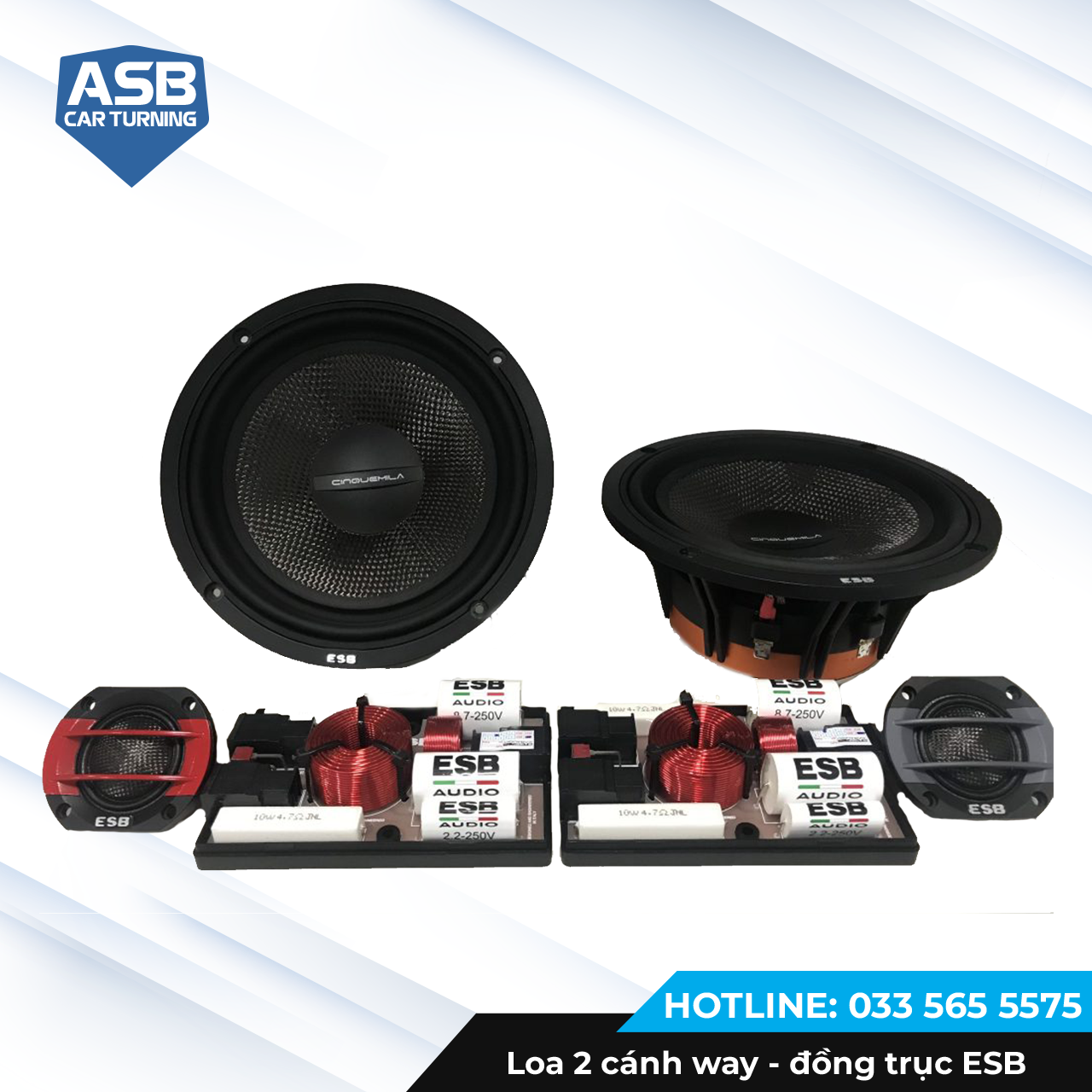 Loa hai cánh way đồng trục ESB 5.6K2