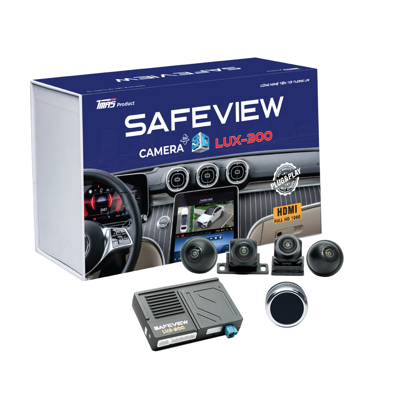 Camera 360 SAFEVIEW Lux-300 cho BYD ATTO 3