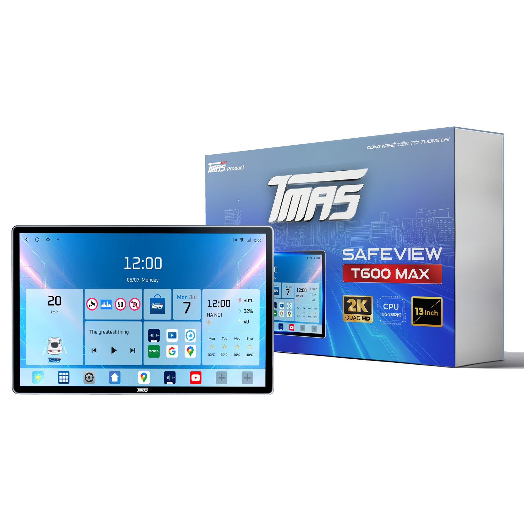 Màn hình Android TMAS T600 MAX