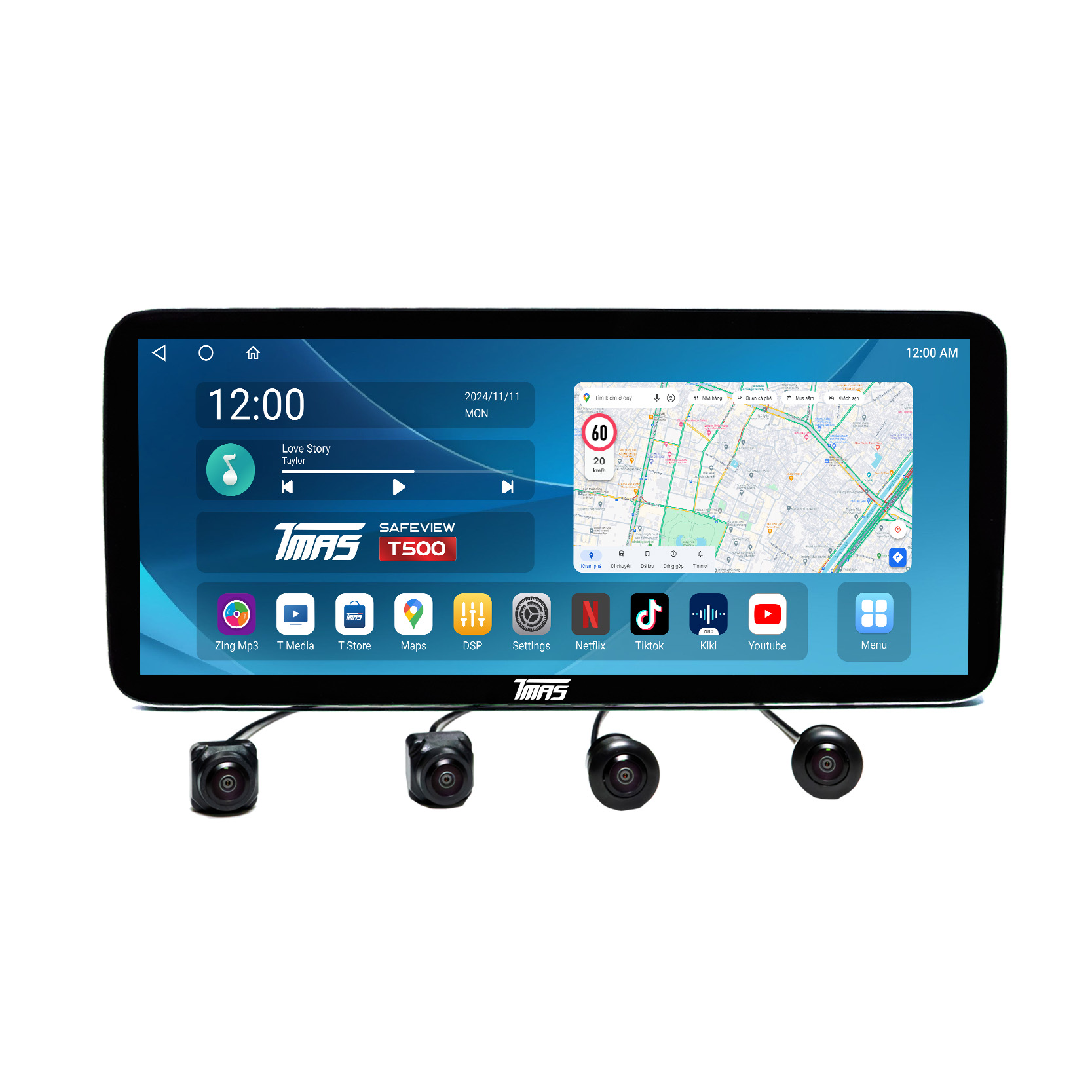 Màn hình liền camera 360 TMAS Safeview T500 LUX