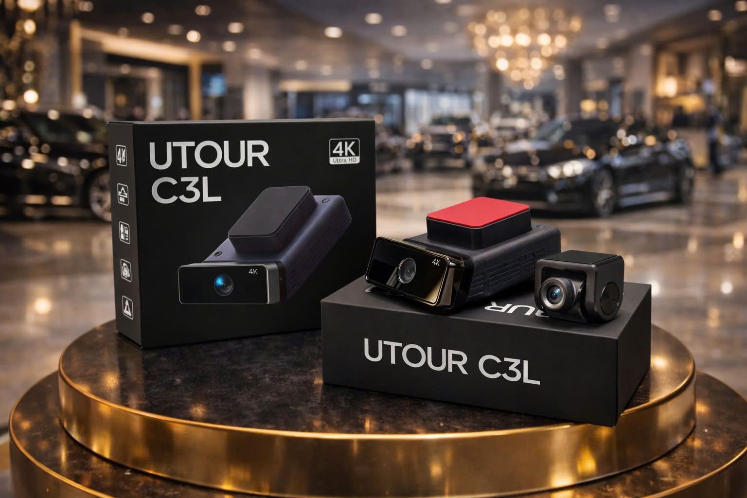 CAMERA HÀNH TRÌNH AI ADAS 4K UTOUR C3L