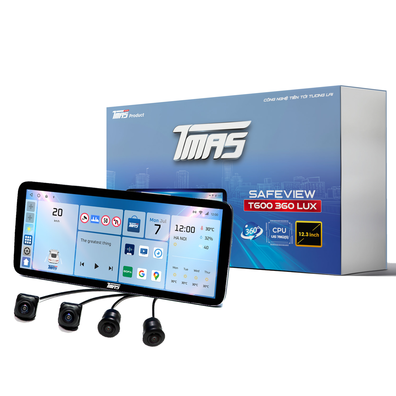 Màn hình liền camera 360 TMAS Safeview T600 LUX