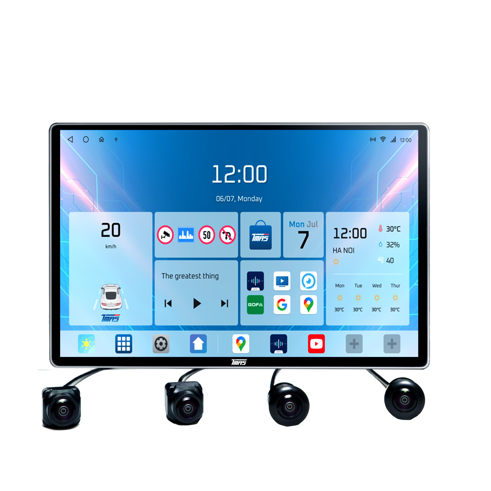 Màn hình liền camera 360 TMAS Safeview T600 MAX