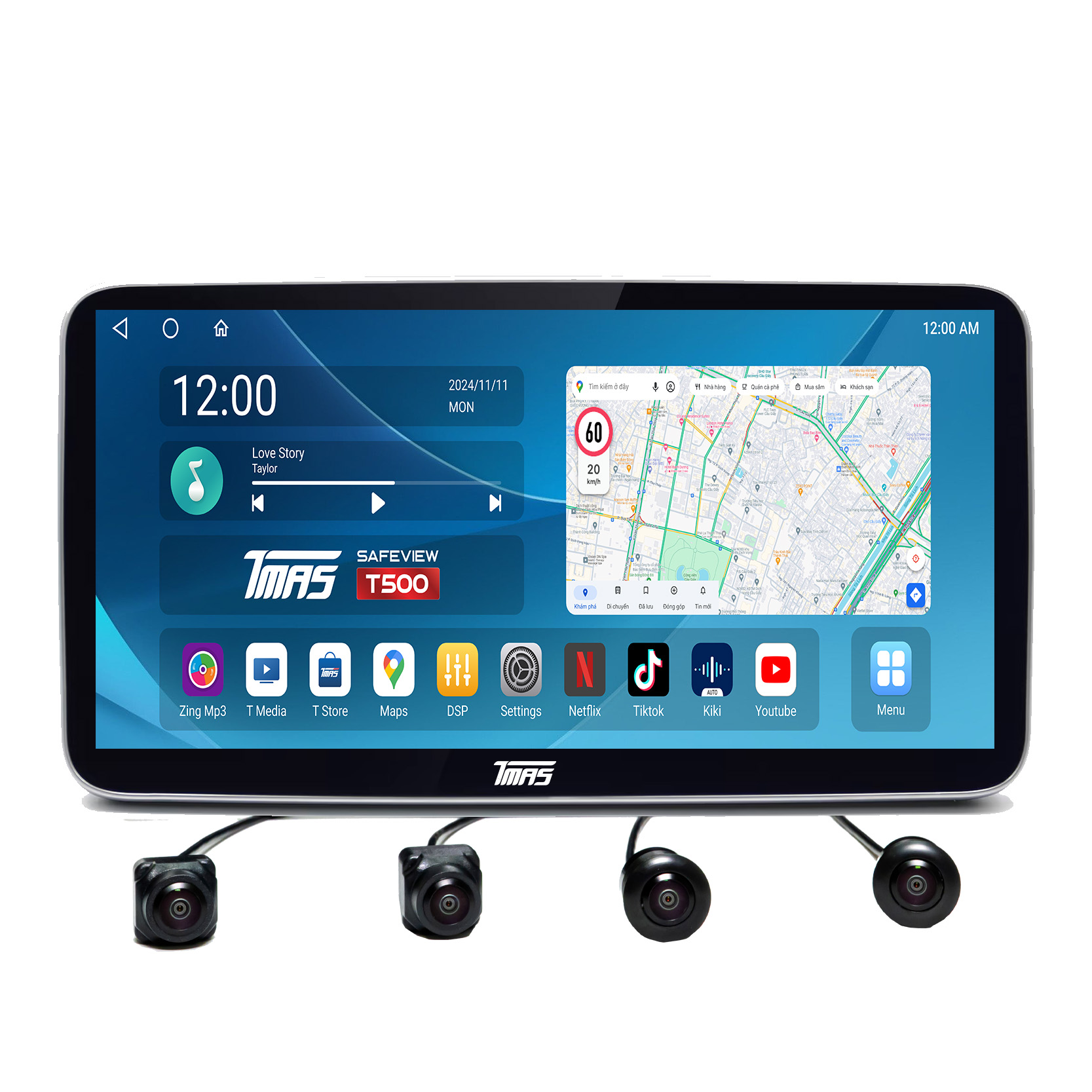 Màn hình liền camera 360 TMAS Safeview T500 PLUS