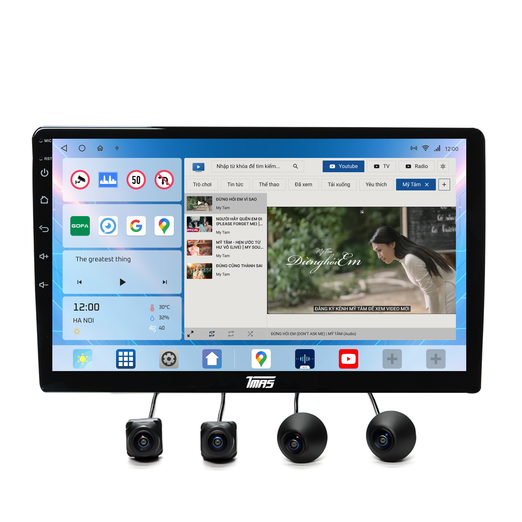 Màn hình liền camera 360 TMAS T600
