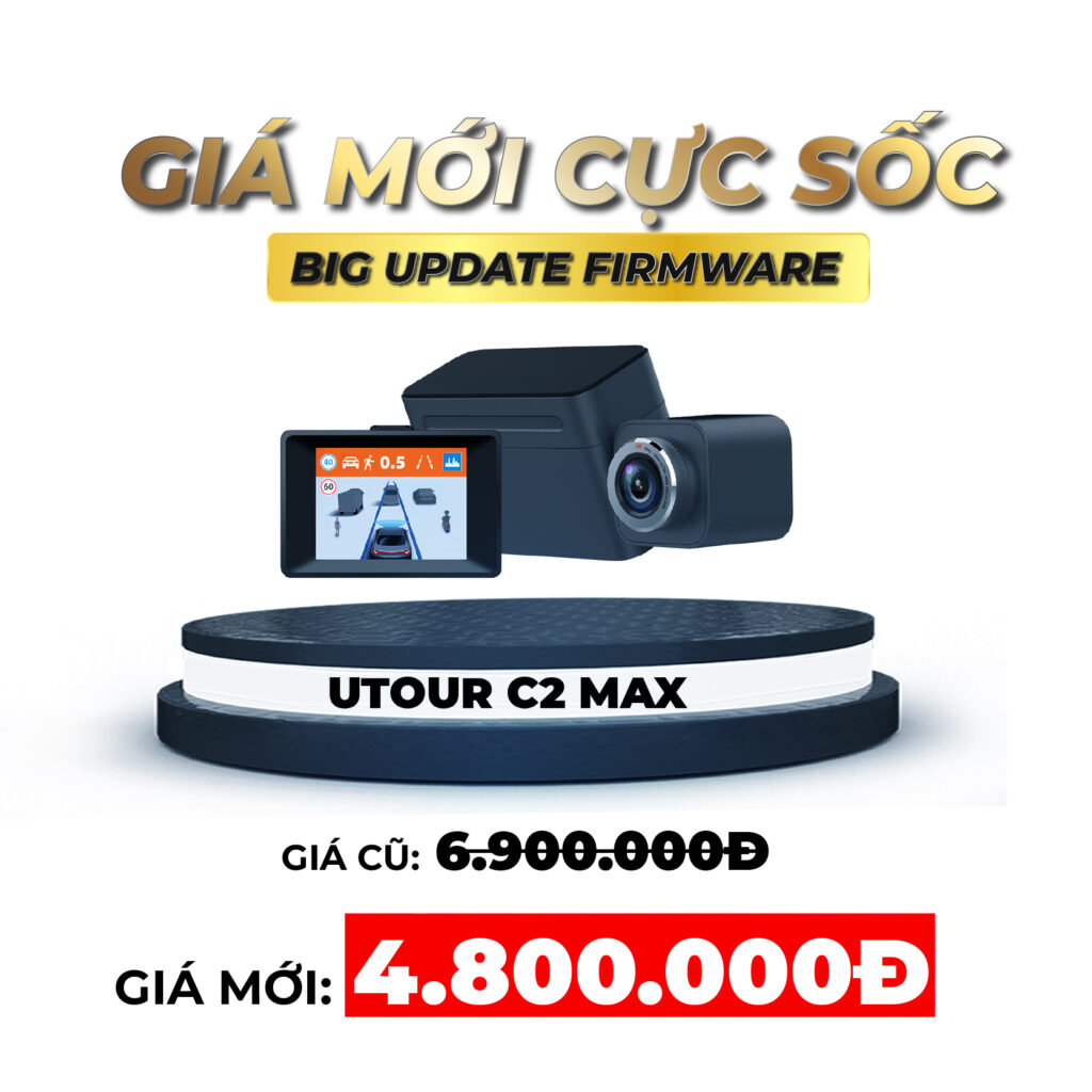 Camera AI ADAS 4K UTOUR C2 MAX