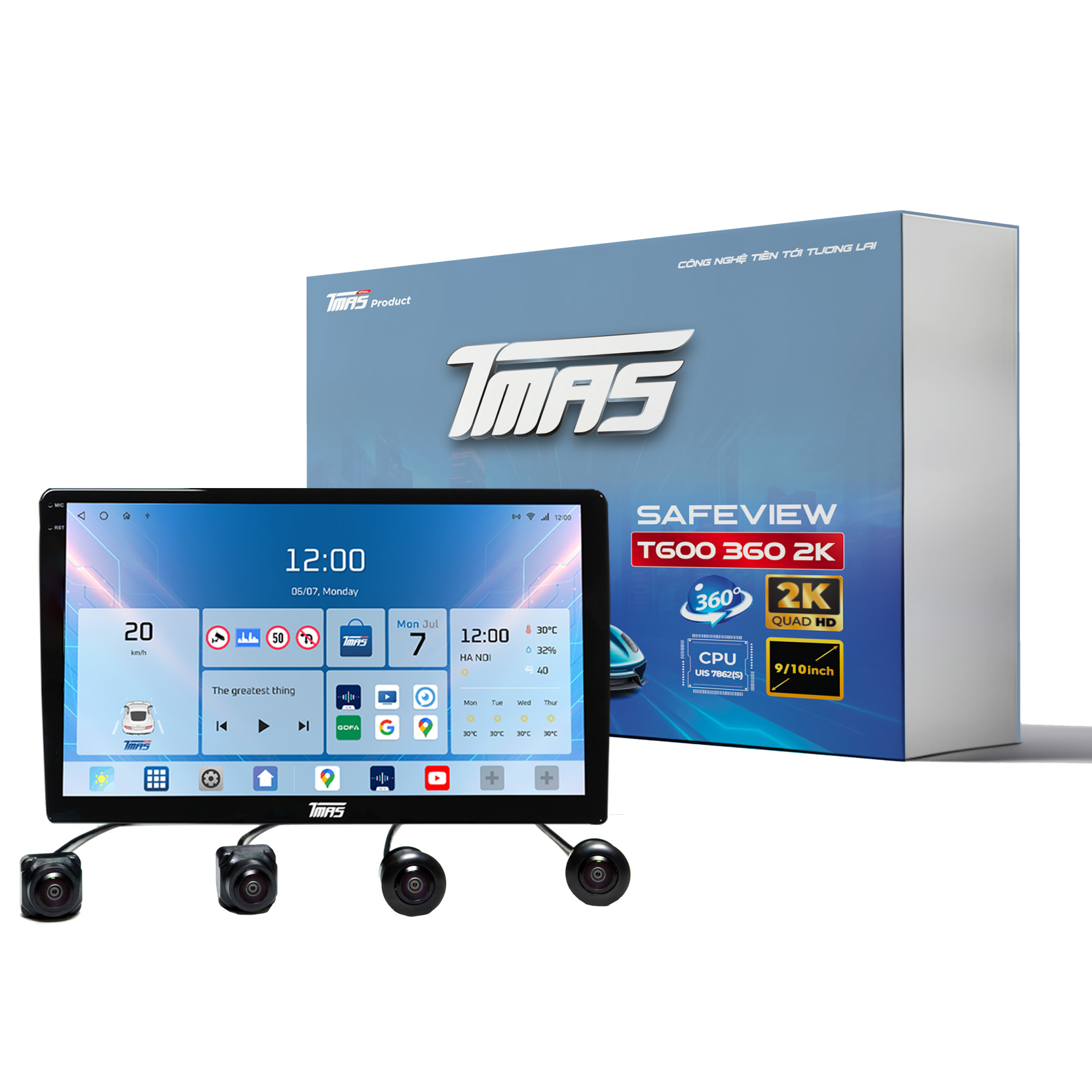 Màn hình liền camera 360 TMAS T600 2K