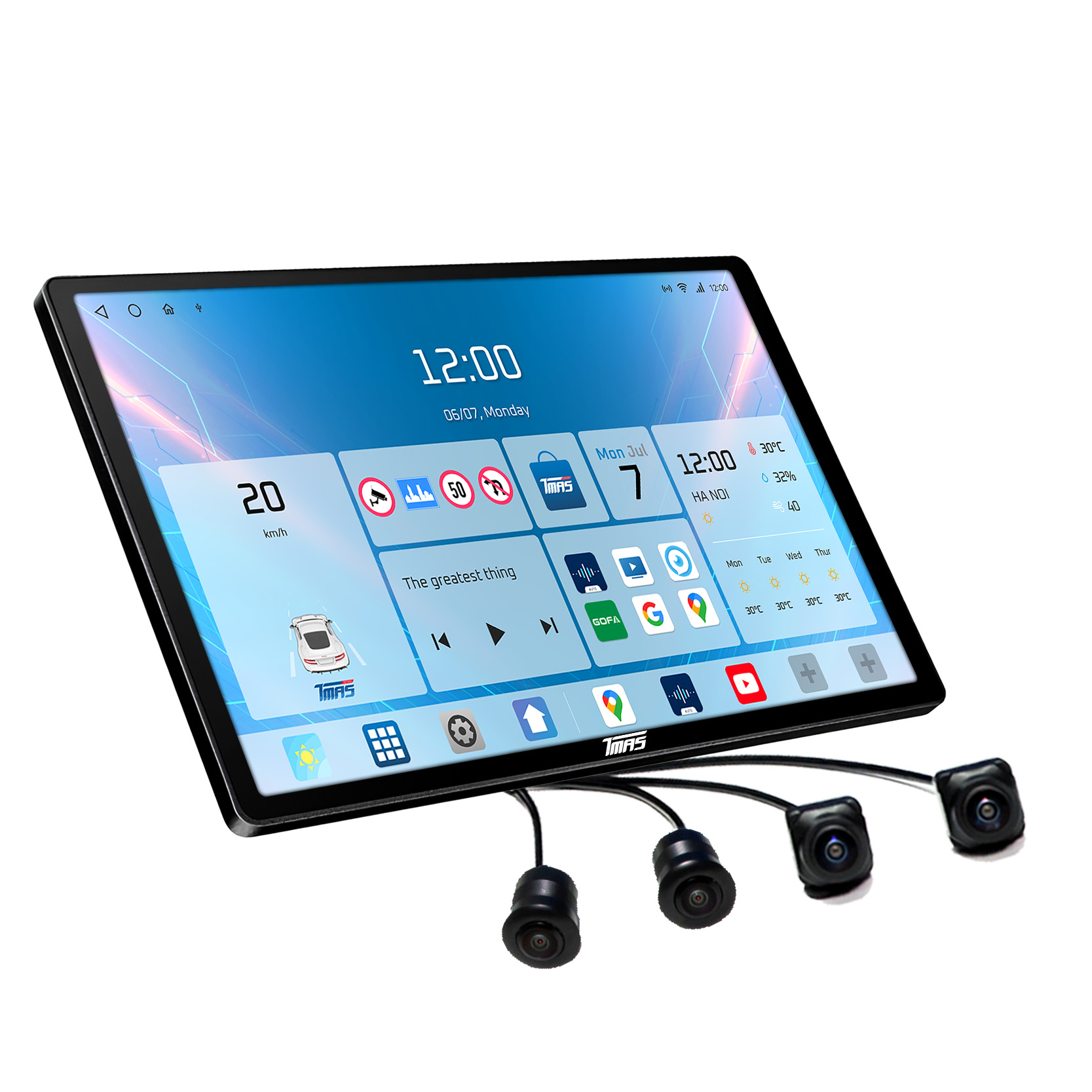 Màn hình liền camera 360 TMAS T600 MAX