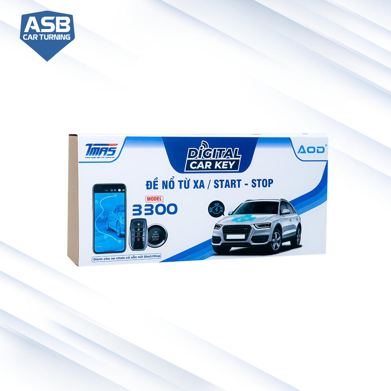 Đề nổ từ xa Digital Car Key 3300