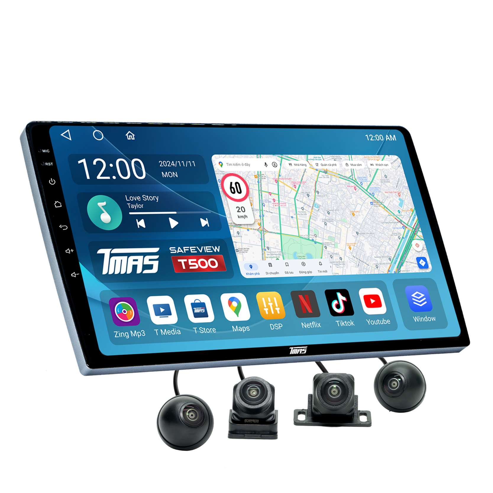 Màn hình liền camera 360 TMAS Safeview T500
