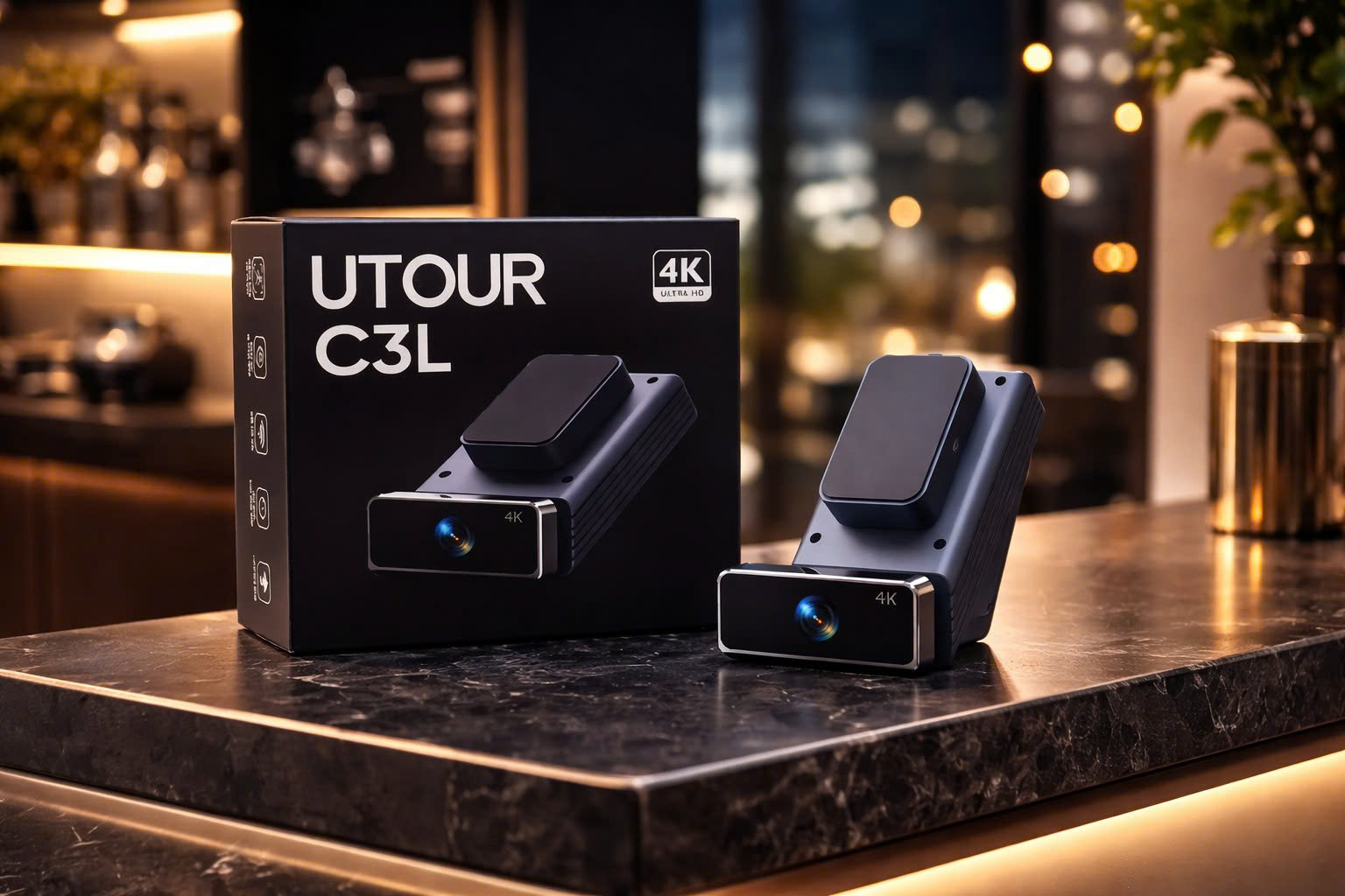 CAMERA HÀNH TRÌNH AI ADAS 4K UTOUR C3L