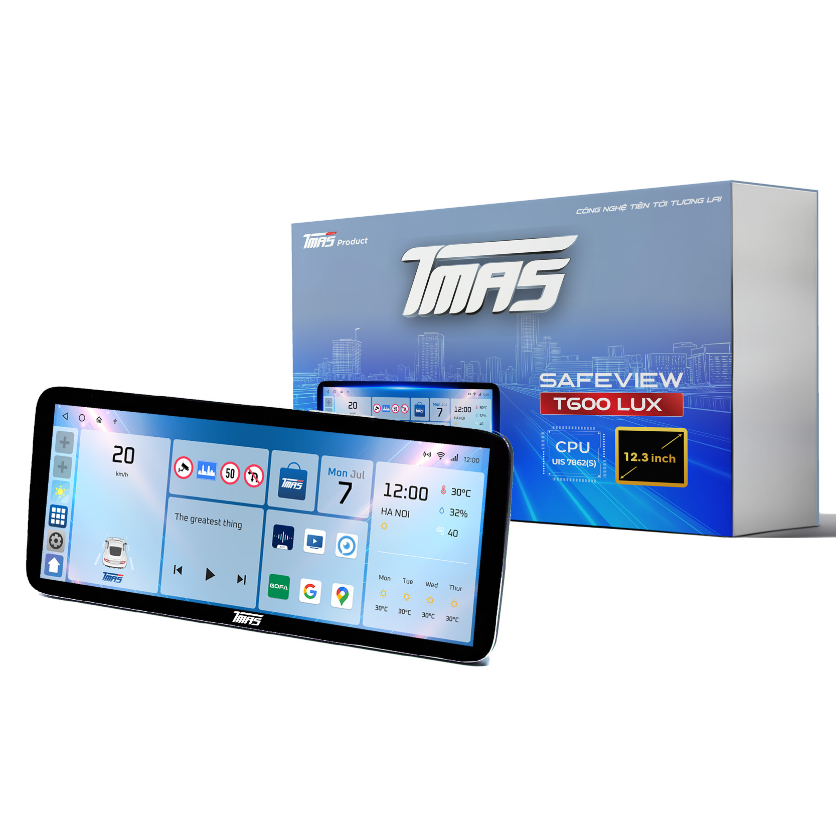 Màn hình Android TMAS Safeview T600 LUX